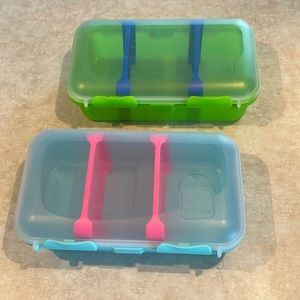 Green and Blue Food Storage Container